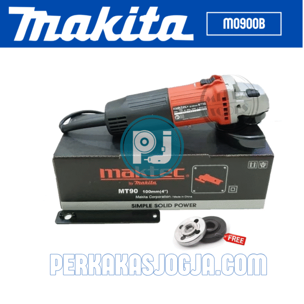 Jual MAKITA Mesin Gerinda M0900B Angle Grinder Tangan 4in Gurinda Maktec MT 90 A - Gambar 7
