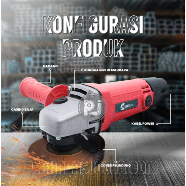 Mailtank SH01 mesin gerinda 4 Inch gerinda tangan 100mm termurah promo Untuk Memotong dan Poles Besi - Gambar 8