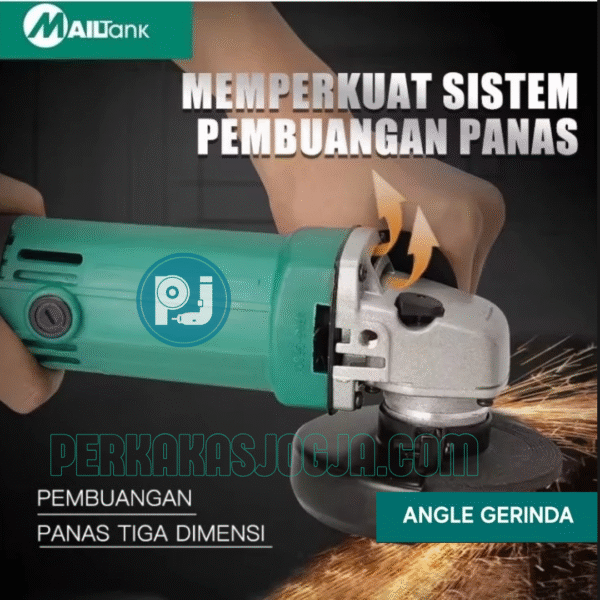 Jual Mailtank SH05 Gerinda Tangan 4 Inch Murah Berkualitas 600W Angle Grinder Multifunction - Gambar 6